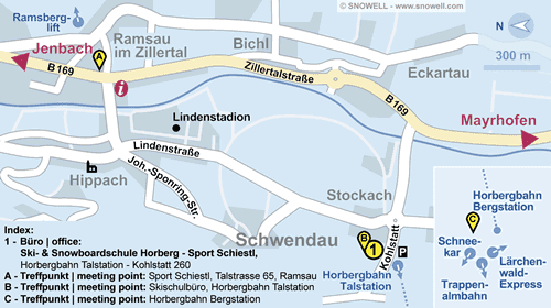 Lageplan Schwendau