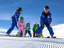 Skikurs Gruppe Kinder Skischule Sölden Hochsölden