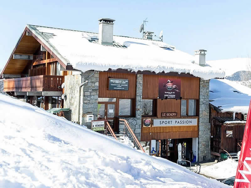 Verleihshop Sport Passion 73 in Immeuble Genepy Montalbert, La Plagne - Montalbert