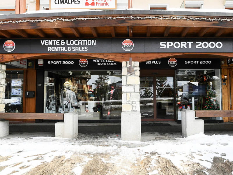 Verleihshop Ski Plus in Immeuble la Résidence, Courchevel 1650