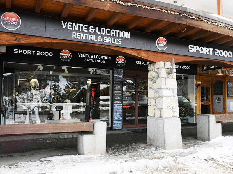 Verleihshop Ski Plus in Immeuble la Résidence, Courchevel 1650