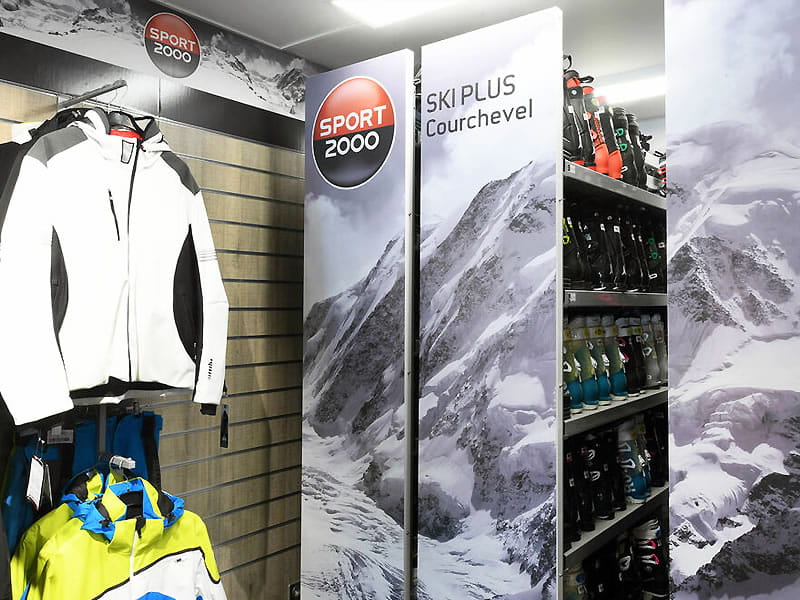 Verleihshop Ski Plus in Immeuble la Résidence, Courchevel 1650