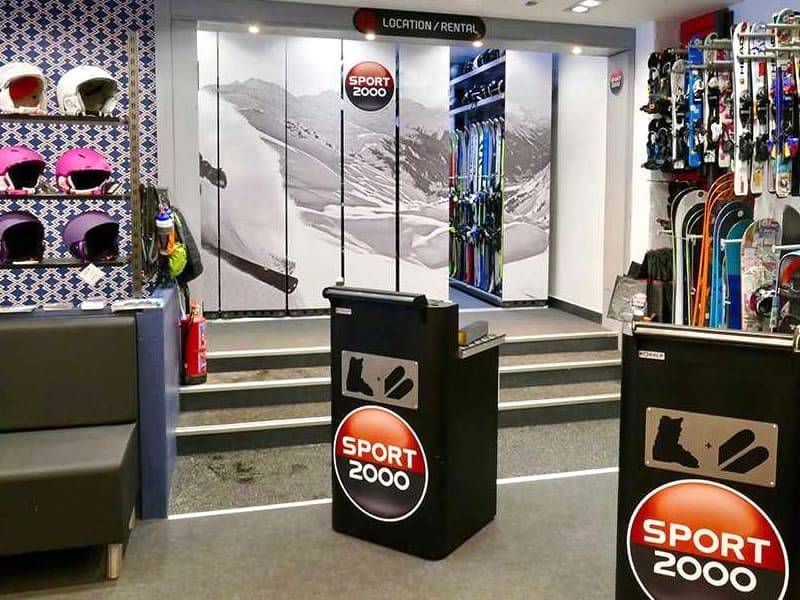 Verleihshop La Charpenterie Sports in Immeuble les Marmottons, Vars