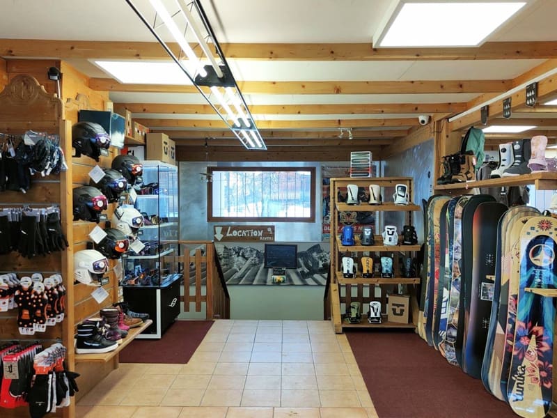 Verleihshop La Charpenterie Sports in Immeuble les Marmottons, Vars