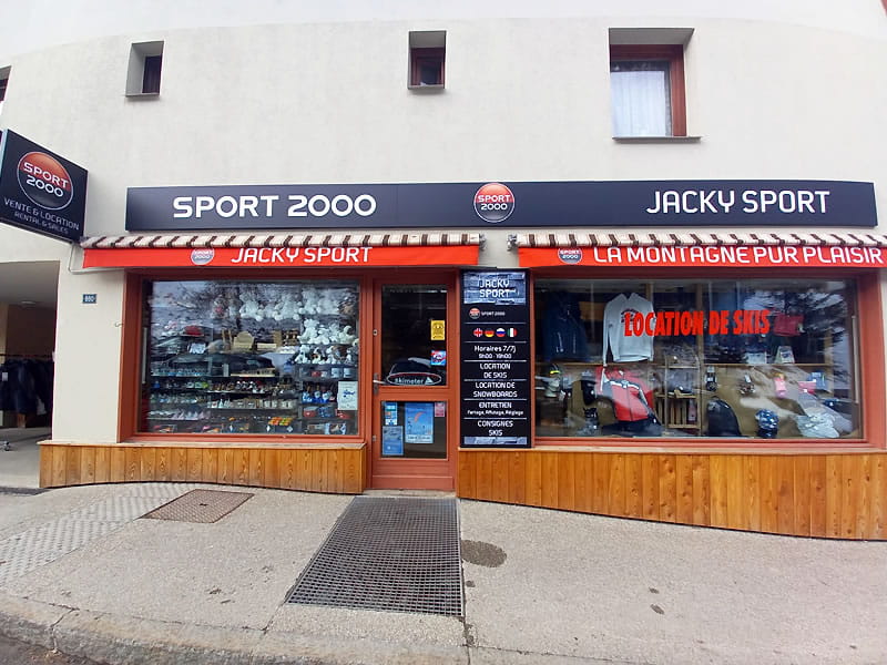 Verleihshop Jacky Sport in Immeuble Plan du Bois, Valmeinier 1500