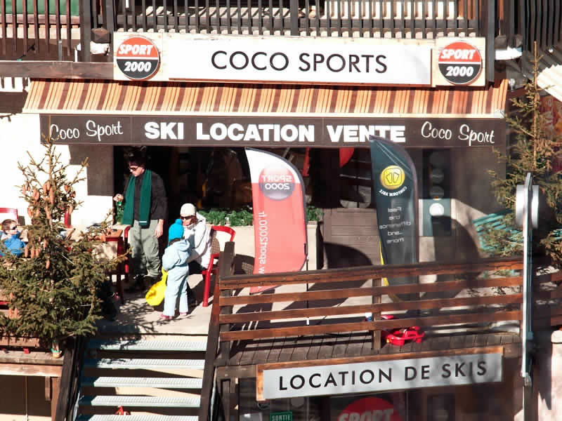 Verleihshop Coco Sport in Immeuble Soldanelles Les Orgières, Auris-en-Oisans