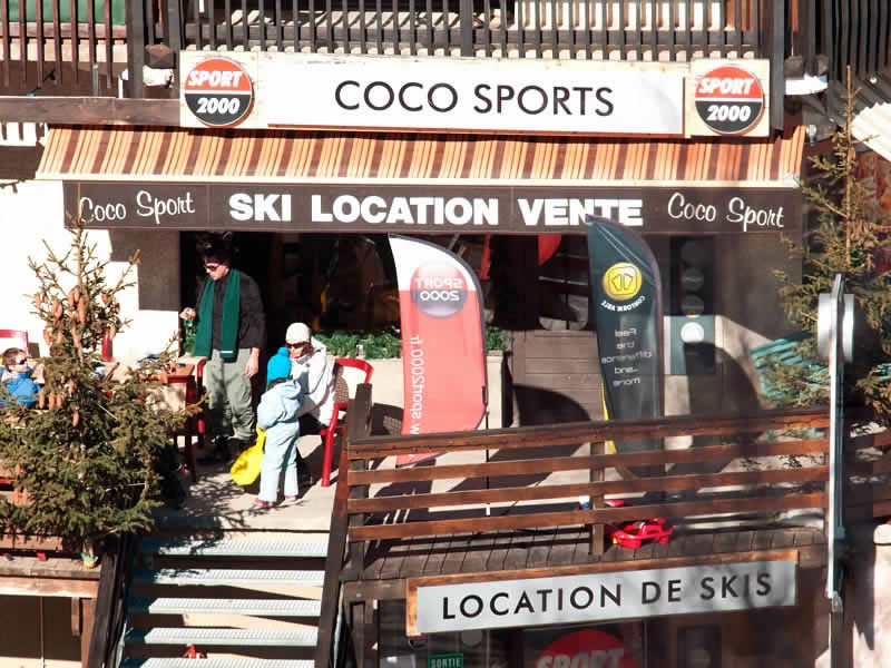 Verleihshop Coco Sport in Place des Orgières, Auris-en-Oisans