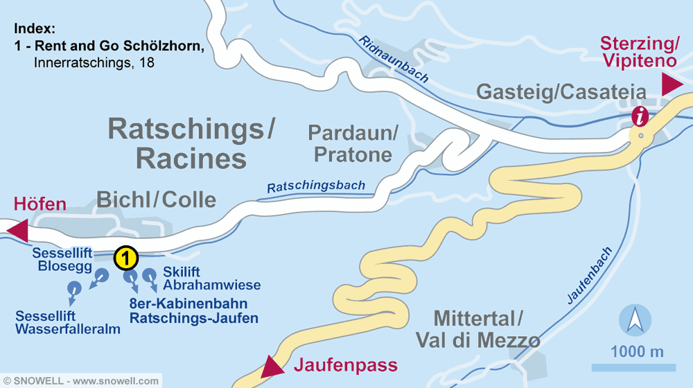 Skiverleih Ratschings | SNOWELL