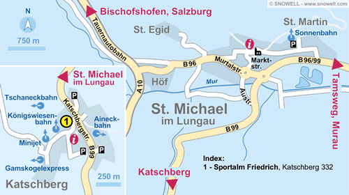 Lageplan Katschberg