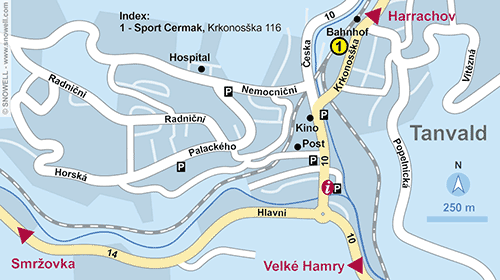 Lageplan Tanvald