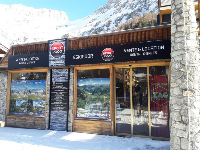 Verleihshop Eskiador in Le Portillo - Avenue Olympique, Val d Isere