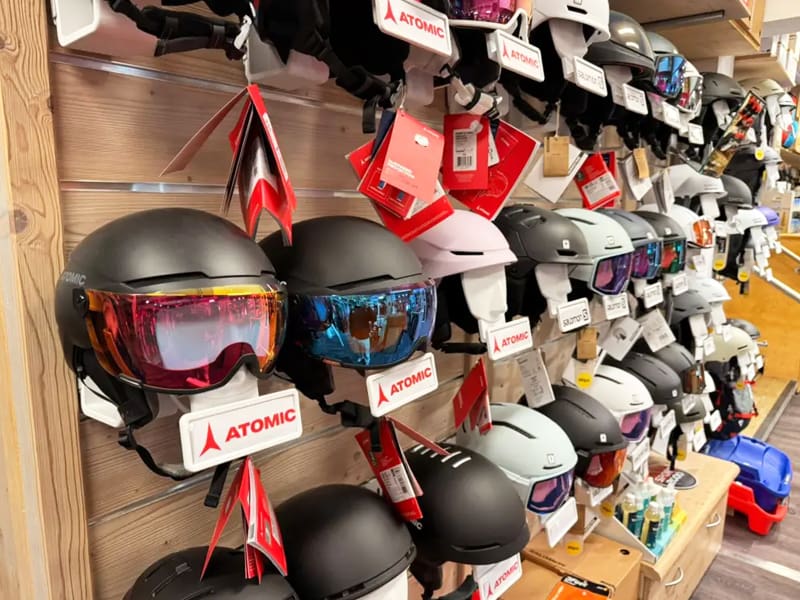 Verleihshop Ekosport-Rent Ski Service in Le Tavels Front de Neige, Galerie Marchande, Isola 2000