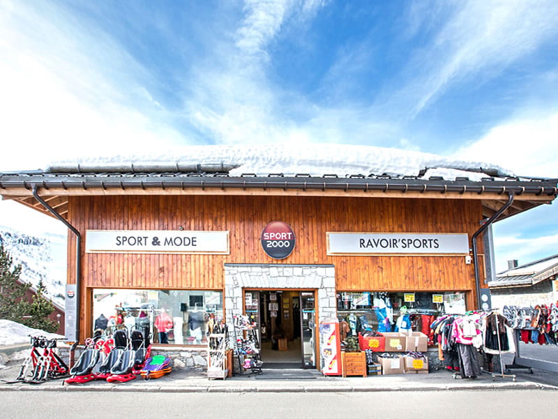 Verleihshop Ravoir’Sports in Les 4 vallées, Saint Francois Longchamp