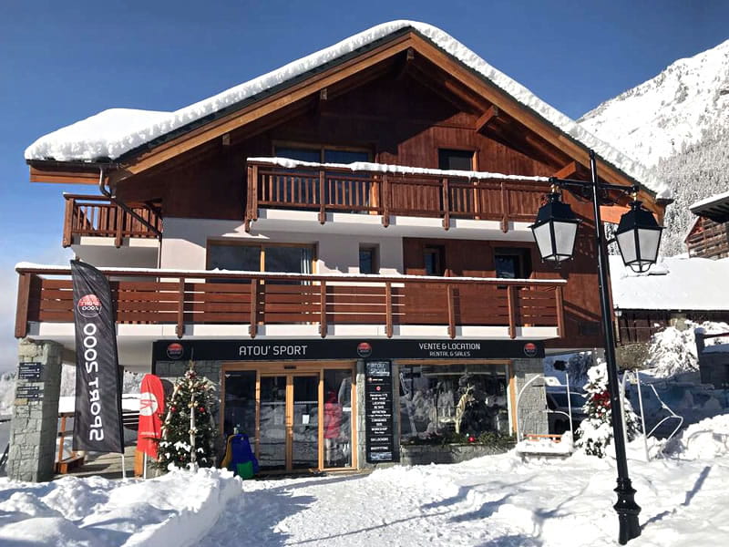 Verleihshop Atou Sport in 474 Route du Col du Sabot - Les balcons de Vaujany, Vaujany