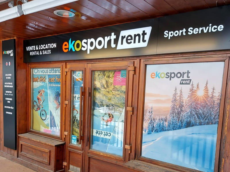Verleihshop Ekosport-Rent Sport Service in Les Eucherts, La Rosiere