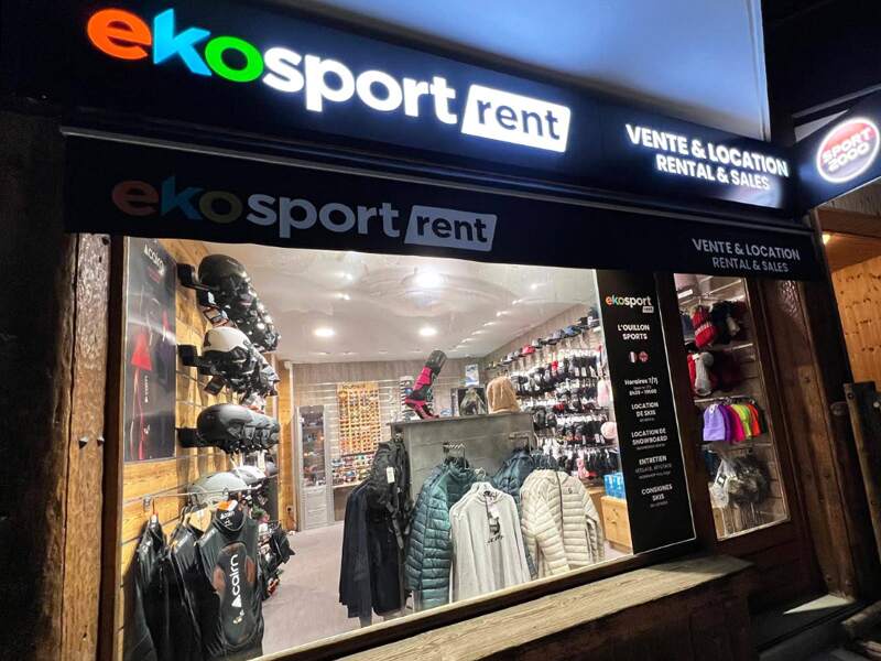 Verleihshop Ekosport-Rent L'Ouillon Sports in Les Gentianes - Le Bourg, Saint Sorlin d Arves