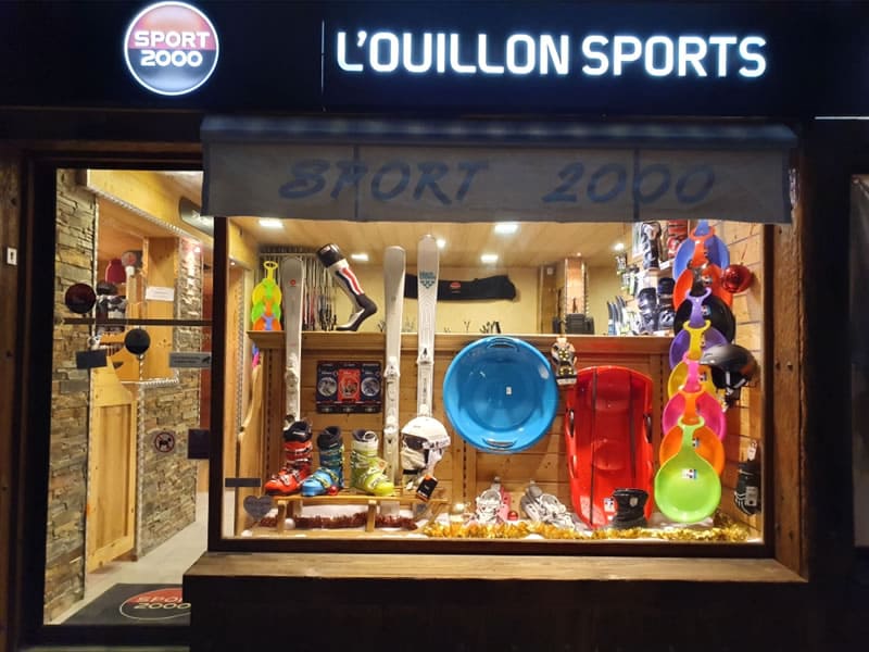 Verleihshop L'Ouillon Sports in Les Gentianes - Le Bourg, Saint Sorlin d Arves