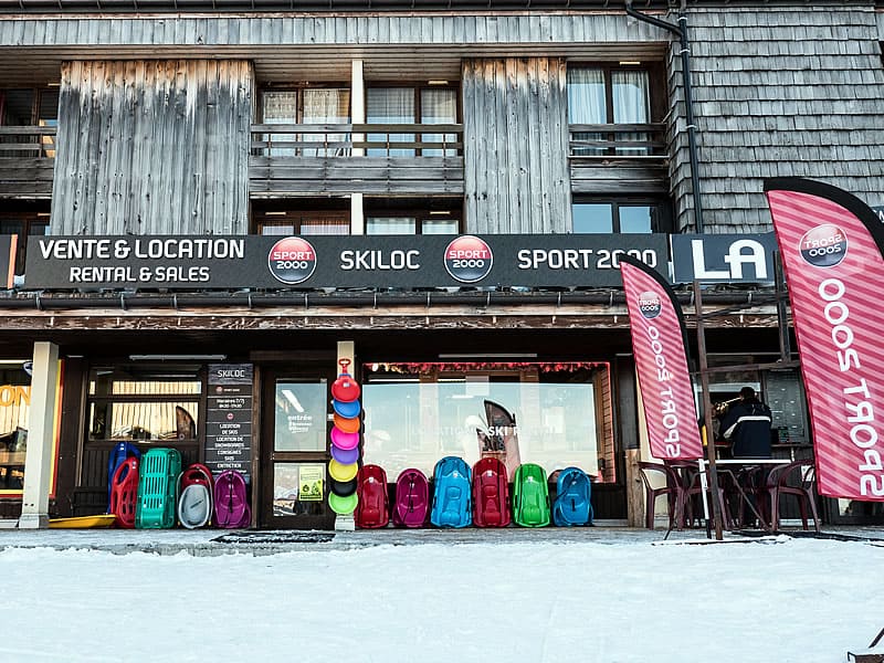 Verleihshop Ski Loc in Les Plateaux de Saix, Samoëns 1600