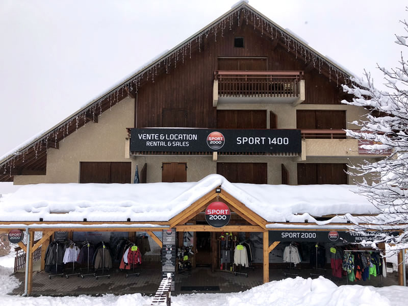 Verleihshop Sport 1400 in Les Près, Puy Saint Vincent 1400