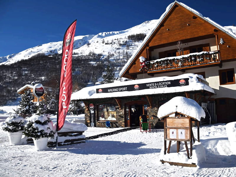 Verleihshop Nagano Sport in Les Verneys, Valloire