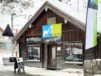 Verleihshop Meyer's Sporthaus in Andermatt, Mietcenter am Bahnhof Verleihshop Meyer's Sporthaus in Andermatt, Mietcenter am Bahnhof