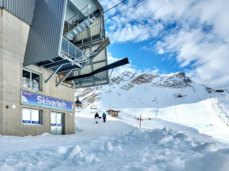 Verleihshop Skiverleih Zugspitze in Mitten im Skigebiet auf 2.600 m, Garmisch-Partenkirchen
