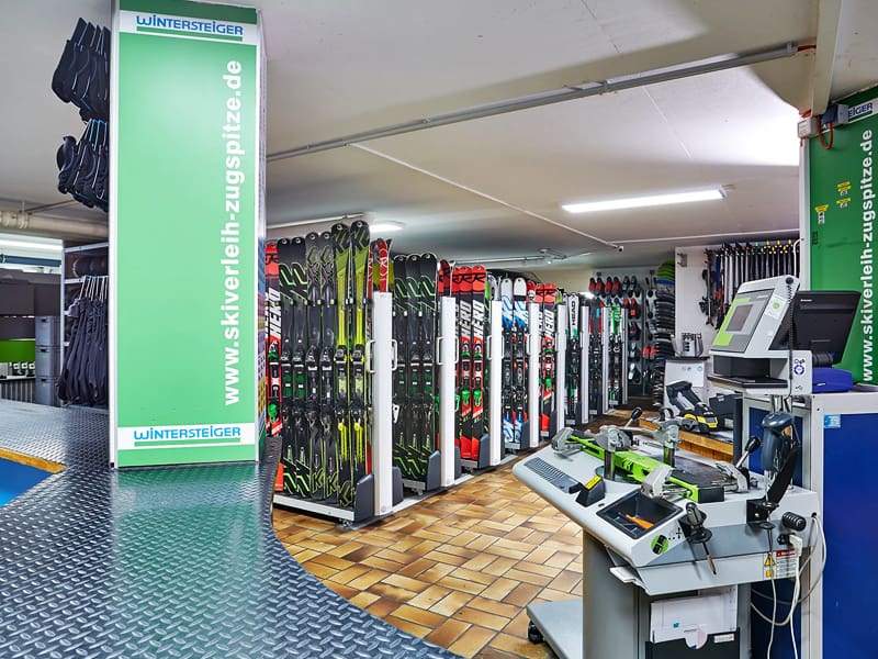 Verleihshop Skiverleih Zugspitze in Mitten im Skigebiet auf 2.600 m, Garmisch-Partenkirchen