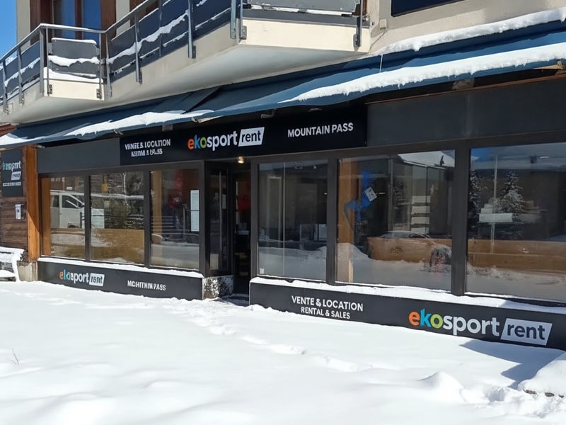 Verleihshop Ekosport-Rent Mountain Pass in Montée du roc blanc, Orcieres Merlettes