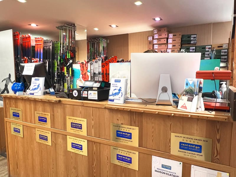 Verleihshop Maison Clataud Sport in Piazza Assietta, 16, Sauze d’Oulx