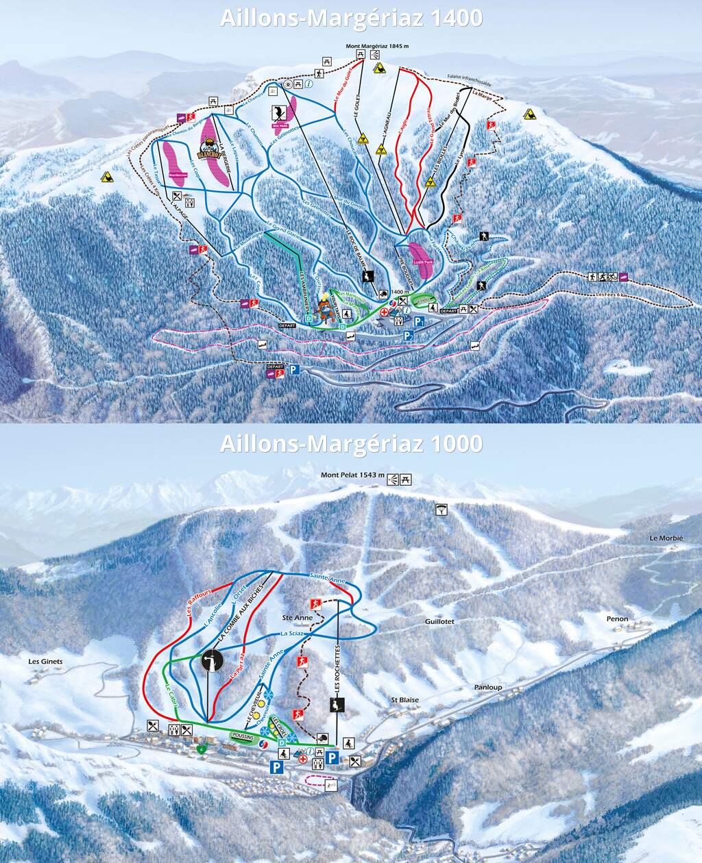 Skimap Aillon-le-Jeune