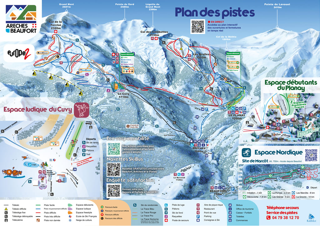 Skimap Areches Beaufort