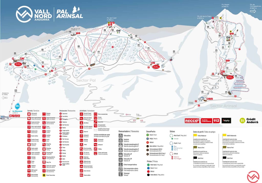 Skimap Arinsal