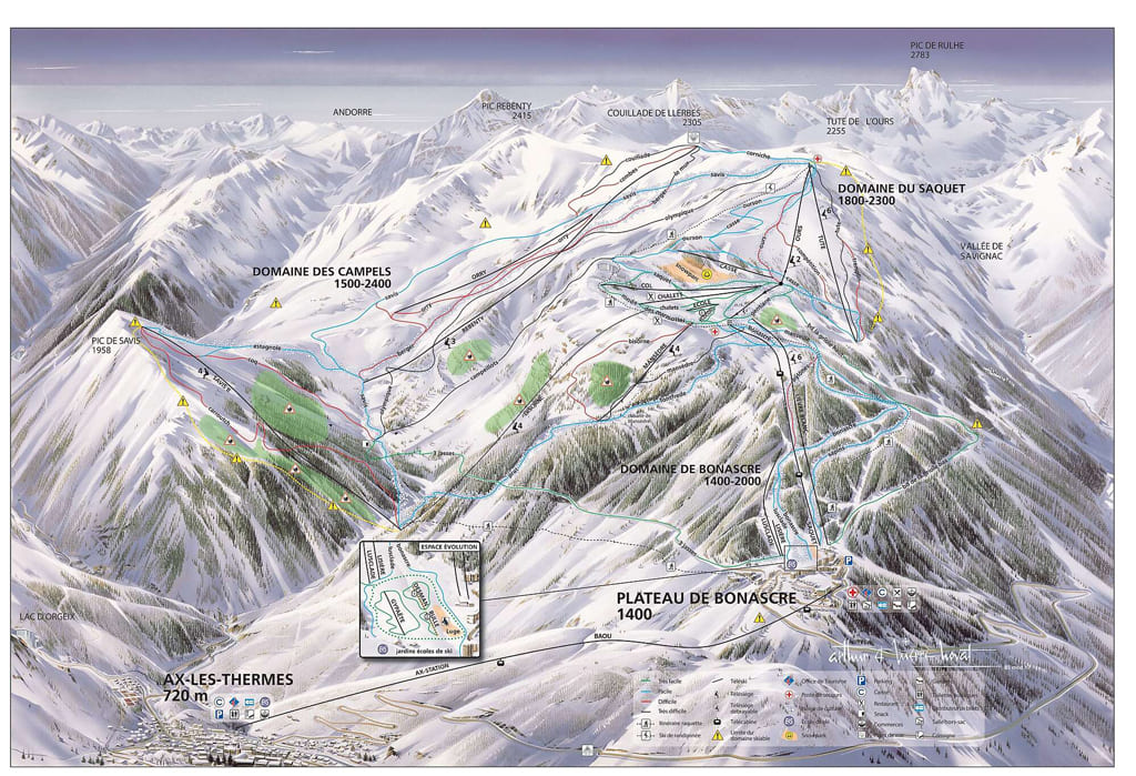 Skimap Ax-les-Thermes