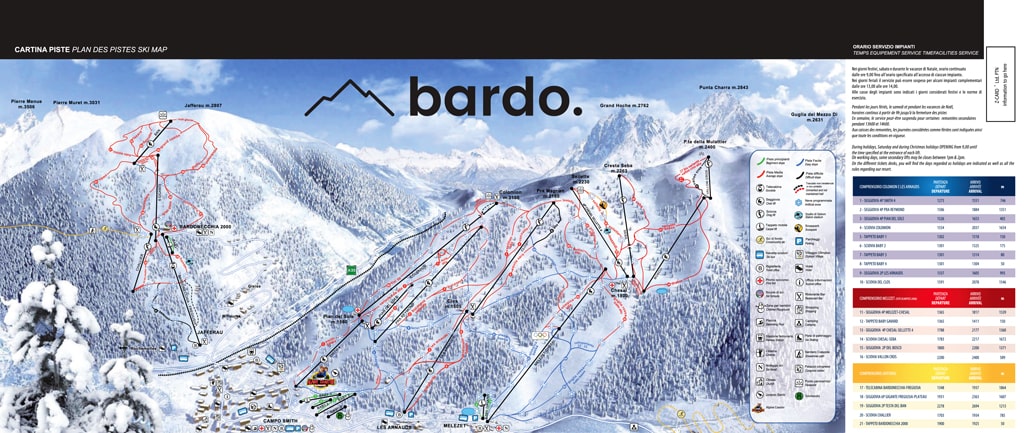 Skimap Bardonecchia