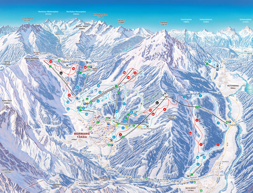 Skimap Berwang