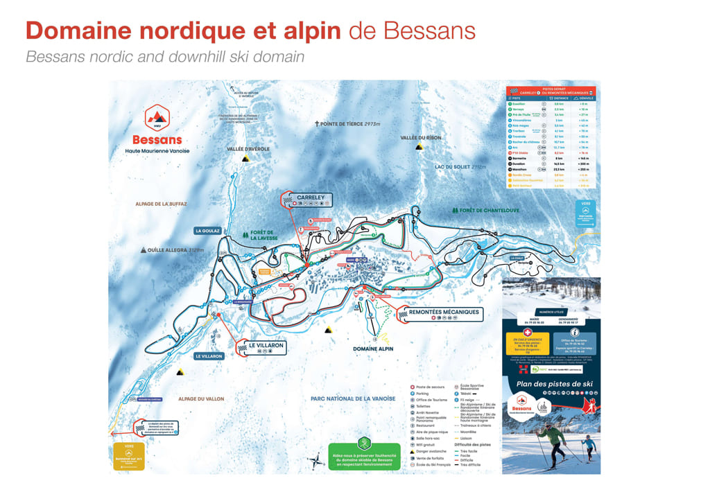 Skimap Bessans