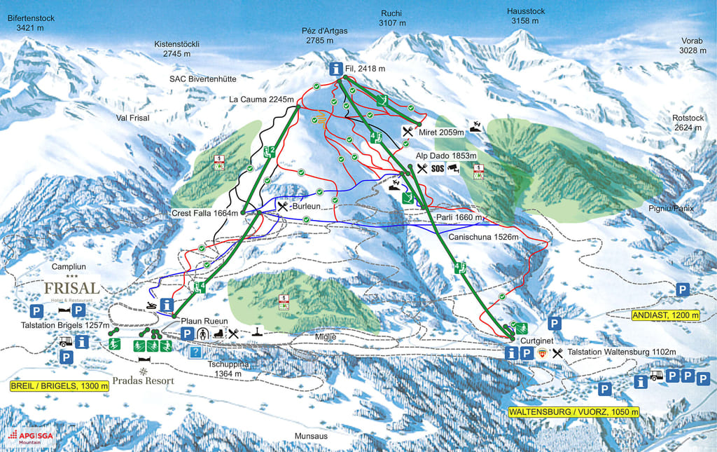 Skimap Breil/Brigels