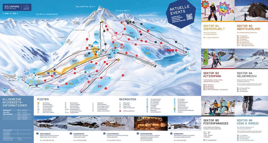 Skimap Galtür