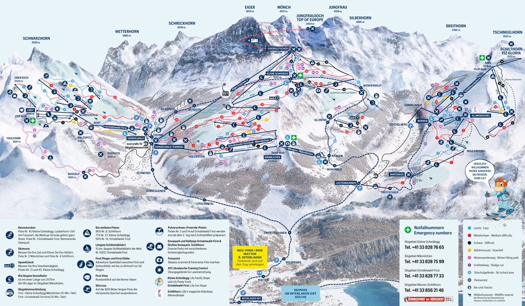 Skimap Grindelwald