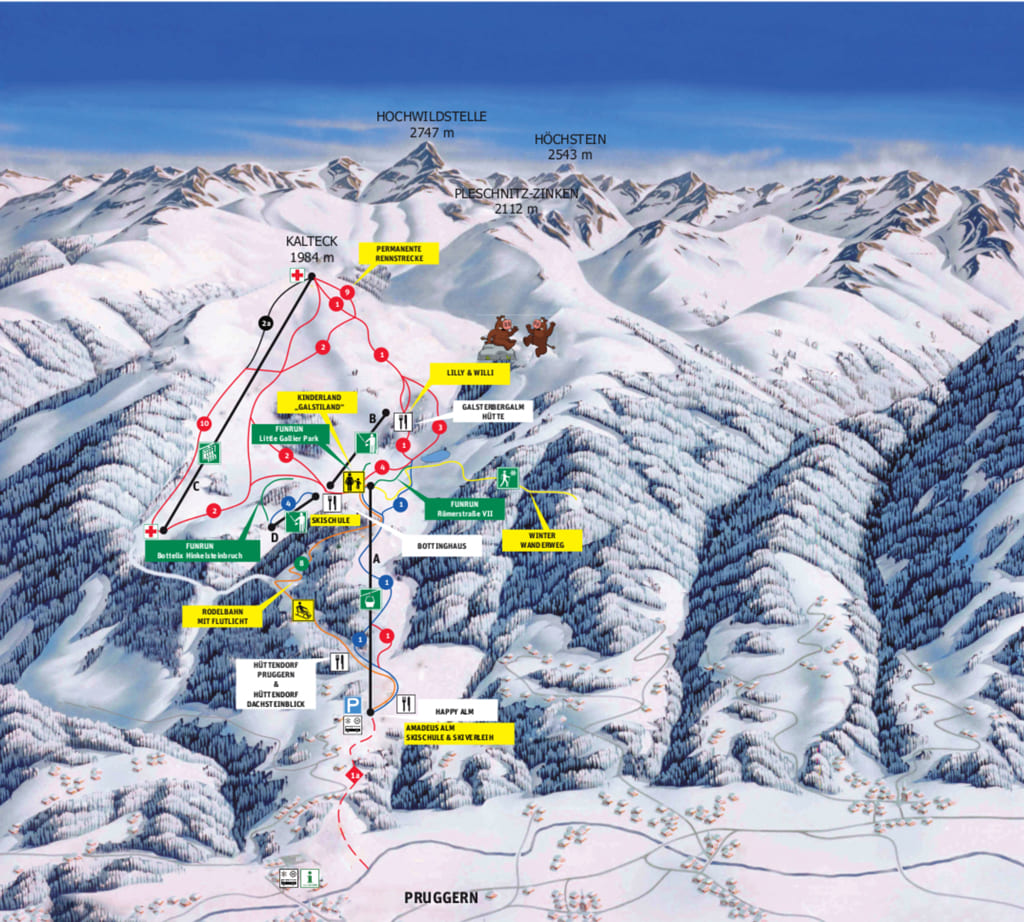 Skimap Gröbming