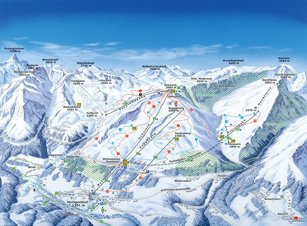 Skimap Heiligenblut