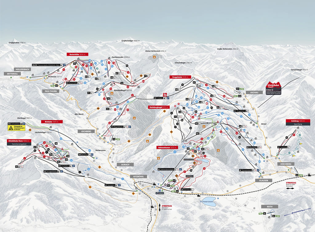 Skimap Kirchberg i. Tirol