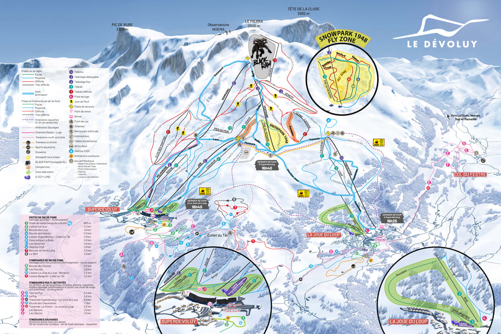 Skimap La Joue du Loup