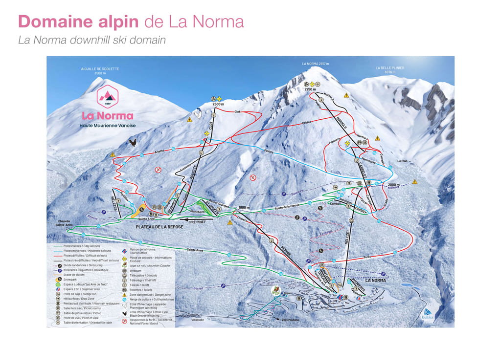 Skimap La Norma