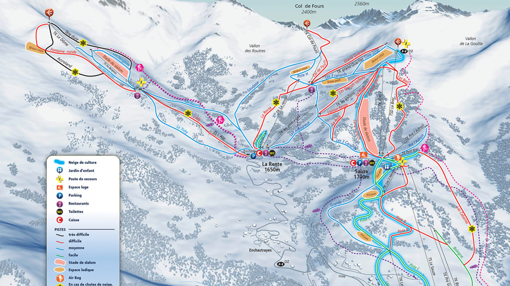 Skimap Le Sauze