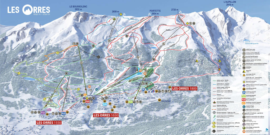 Skimap Les Orres