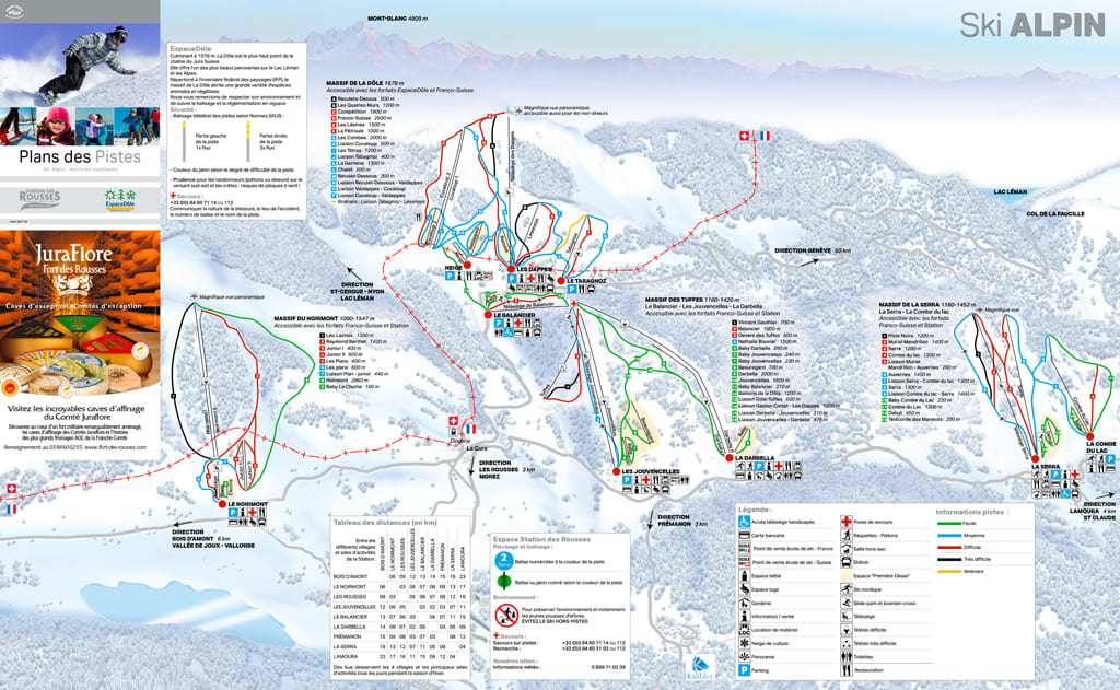 Skimap Les Rousses