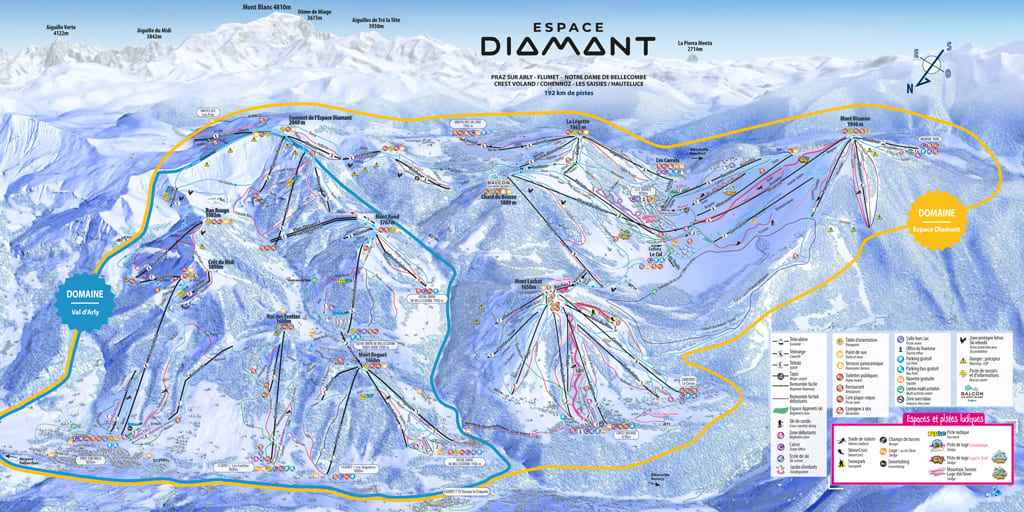 Skimap Les Saisies