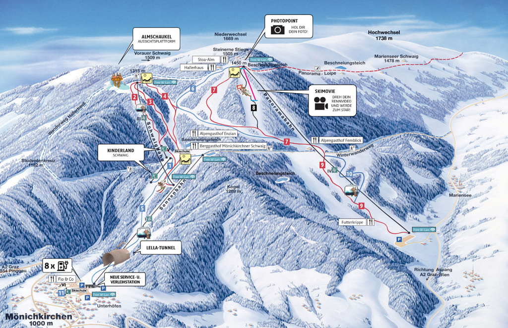 Skimap Mönichkirchen