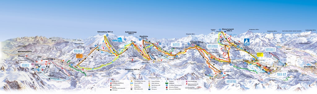 Skimap Mühlbach am Hochkönig